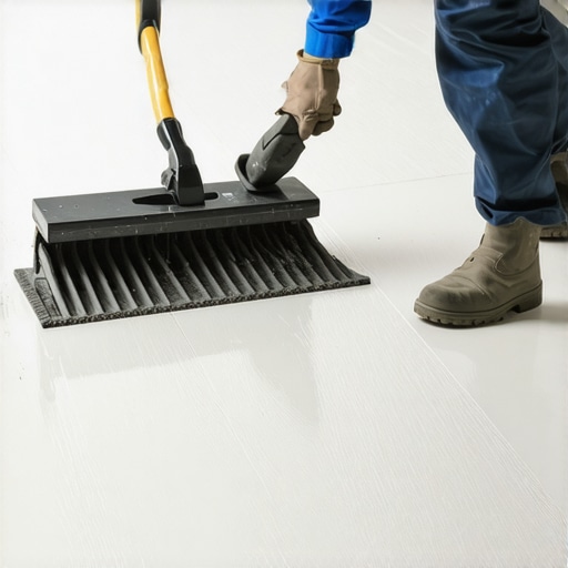 The self-leveler move for perfectly flat vinyl installs