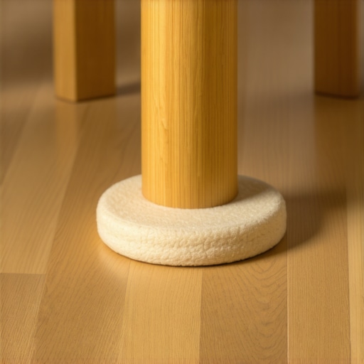 Why we prefer felt pads over rubber for luxury vinyl